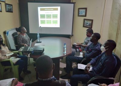 Cross Section of Volunteers during LHCHF Induction Training in Abuja Office – May 2021