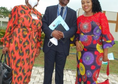 MD & CEO LHCHF (center) Director of Operations (left) & Founder of FACADO Orphanage Home (right)