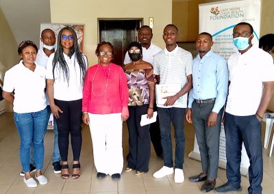 Presentation team at LHCHF orphanage outreach ceremony in Abuja - Copy
