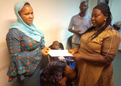 Presentation of PTAP Medical Support Grant for One week set of Dialysis at National Hospital Abuja 22/06/2022