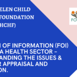 FOI in Nigeria Health Sector – Understanding the Issues & Need for Appraisal and Education.