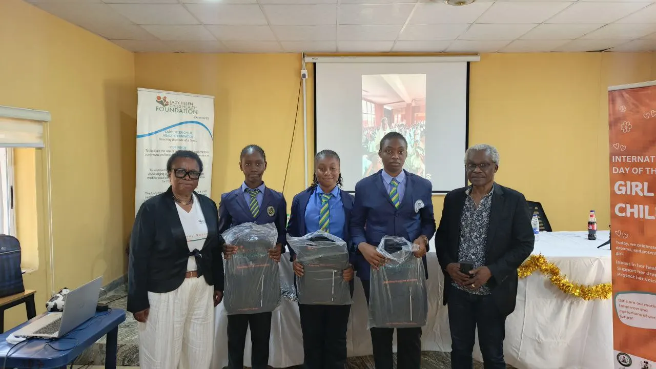 The Police Day Students with Dr Francesca Odeka and Dr Benjamin Odeka
