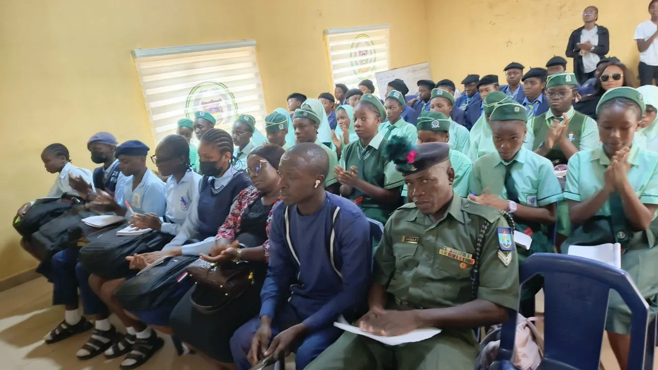 The audience listening to the opening speech given by the Director of Operations, Dr Francesca Odeka