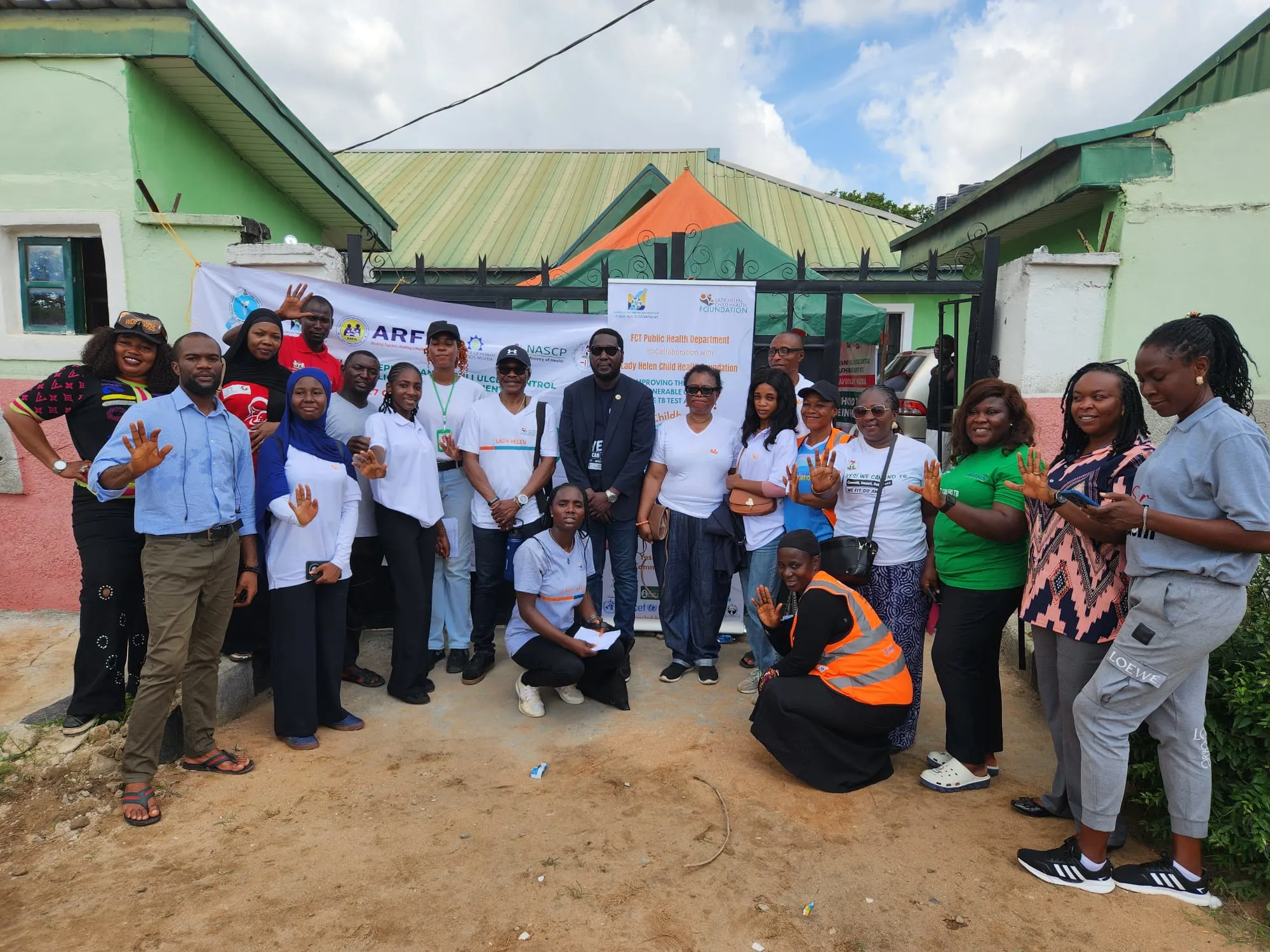 FCT Testing officers, along with the program mangers, and the LHCHF staff and volunteers
