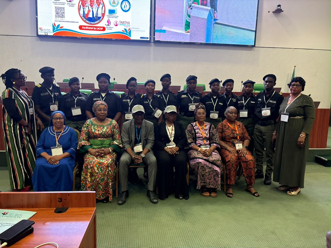 LHCHF CEO, DO and guests with Police day students